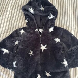 Splendid Black and White Star Kids Jacket